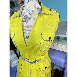 COOGI‎ NWT Summer Yellow Shirt Women's Size L